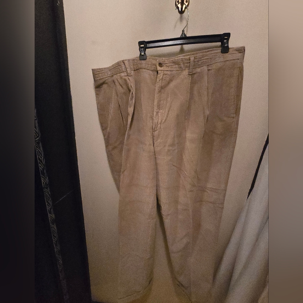 Dockers Men's Tan Corduroy Pants - Light Brown 44 X 32